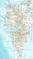 Karte: Ausschnitt Spitzbergen