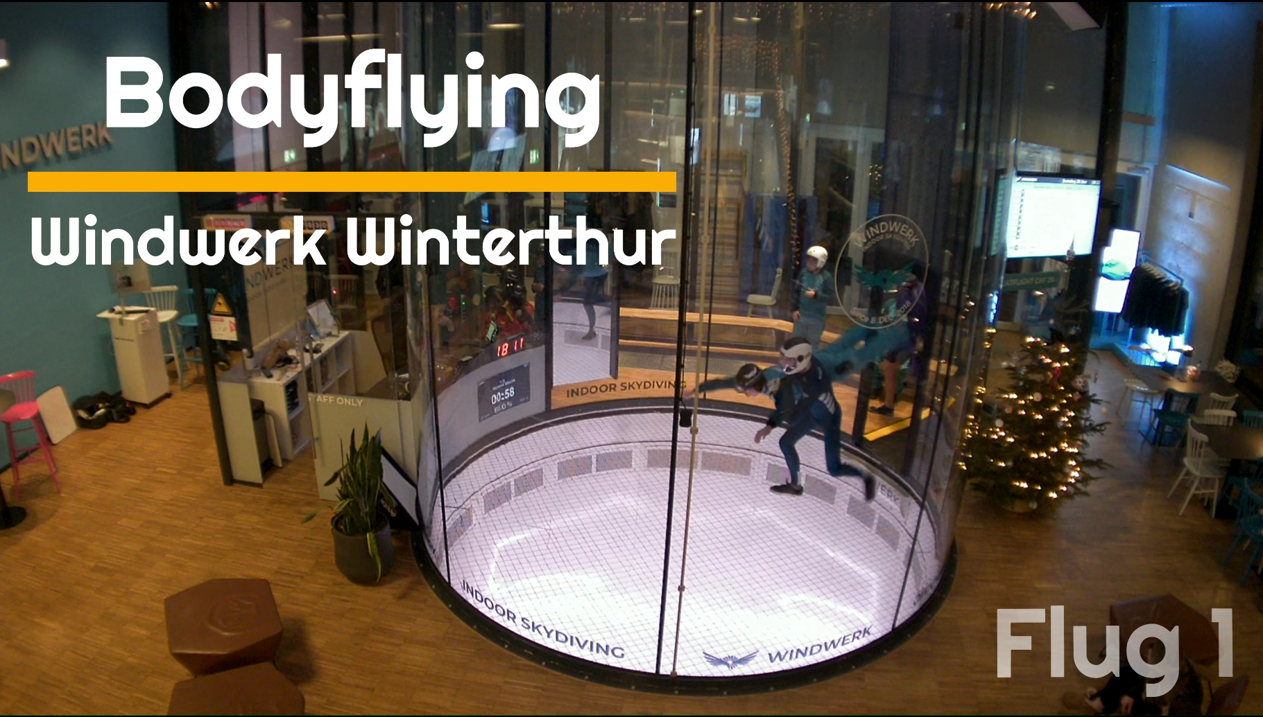 Bodyflying im Windwerk, Winterthur
