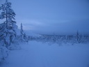 Äkäslompolo, Schneeschuh-Tour 2, Kellostapulinkuru