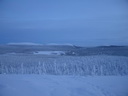 Äkäslompolo, Schneeschuh-Tour 3, Blick auf Äkäslompolo
