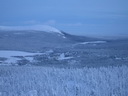 Äkäslompolo, Schneeschuh-Tour 3, Blick auf Äkäslompolo