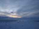 Äkäslompolo, Schneeschuh-Tour 3, Lichtspiele über Kuer