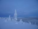 Äkäslompolo, Schneeschuh-Tour 3, Eiskalter Kuer
