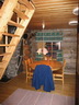 Äkäslompolo, Blockhaus, Innenansicht