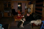 Svalbard 2005, Michael und Schlittenhund