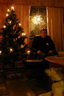 Svalbard 2005, Michael und Schlittenhund
