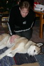 Svalbard 2005, Michael und Schlittenhund