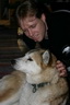 Svalbard 2005, Michael und Schlittenhund