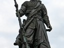 Denkmal für die Gründer der Stadt Irkutsk, Sibirien, Russland
