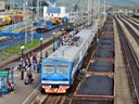 Bahnhof Sludjanka an der Transsibirischen Eisenbahn, Sibirien, Russland