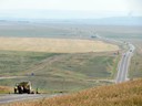 Auf der Fahrt nach Ust-Ordynski, Sibirien, Russland
