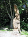 Skulptur auf dem Hexenhügel bei Schwarzort (Kurische Nehrung, Litauen)