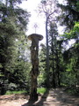 Skulptur auf dem Hexenhügel bei Schwarzort (Kurische Nehrung, Litauen)