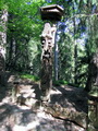 Skulptur auf dem Hexenhügel bei Schwarzort (Kurische Nehrung, Litauen)
