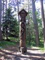 Skulptur auf dem Hexenhügel bei Schwarzort (Kurische Nehrung, Litauen)