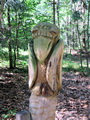 Skulptur auf dem Hexenhügel bei Schwarzort (Kurische Nehrung, Litauen)