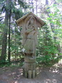Skulptur auf dem Hexenhügel bei Schwarzort (Kurische Nehrung, Litauen)