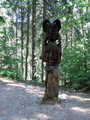 Skulptur auf dem Hexenhügel bei Schwarzort (Kurische Nehrung, Litauen)