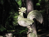 Skulptur auf dem Hexenhügel bei Schwarzort (Kurische Nehrung, Litauen)