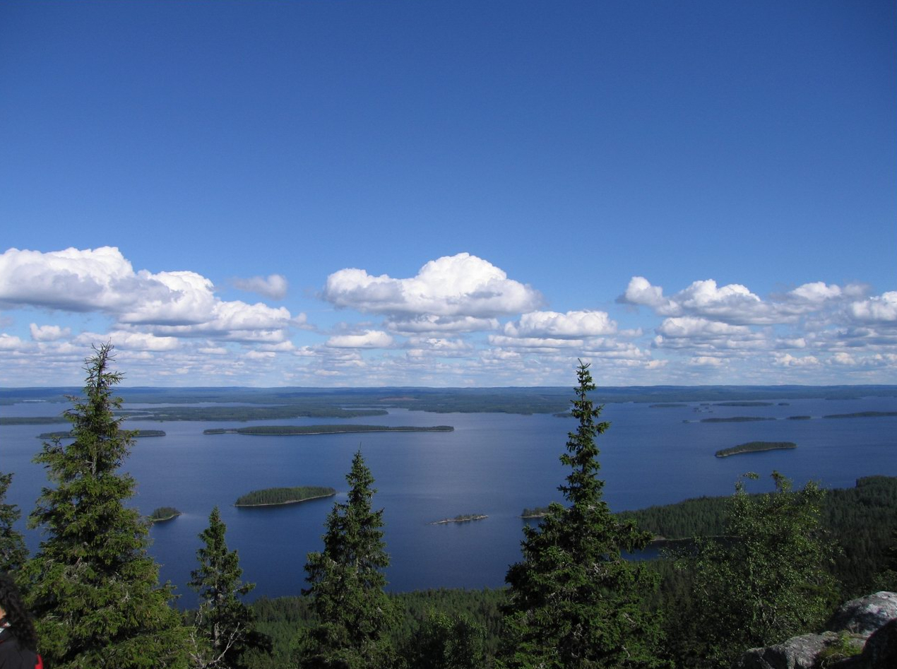 Blockhaus am See (Finnland)