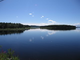 Blick auf den Pielinensee in der Hattusalmi-Bucht