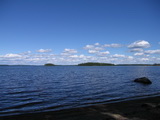 Blick auf den Pielinensee in Richtung Halbinsel Kaiskunniemi