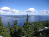 Blick vom Ukko-Koli auf den Pielinensee