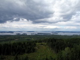 Blick vom Räsävaara in Richtung Hattuselkä