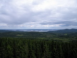 Blick vom Räsävaara in Richtung Hattuselkä