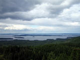 Blick vom Räsävaara in Richtung Hattuselkä