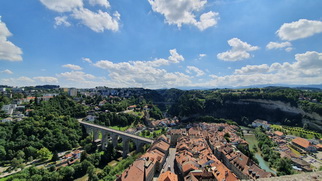 Ausblick auf Fribourg