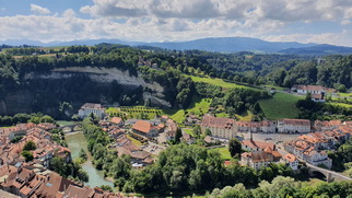 Ausblick auf Fribourg