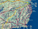 Irland - Reiseroute - Ausschnitt 1
