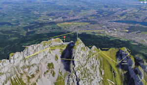 Flugroute Paragliding Pilatus
