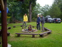 Polnische Spezialitäten am Lagerfeuer (Quelle: Kerstin)