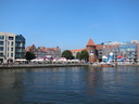 Fassaden der Rechtstadt an der Mottlau, Danzig / Gdańsk (Polen)