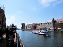 Fassaden der Rechtstadt an der Mottlau, Danzig / Gdańsk (Polen)
