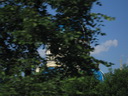 Eine Kirche in einem Aussenquartier von Moskau