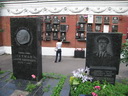Grabsteine auf dem Neujungfrauen-Friedhof