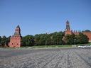 Gebäude in der Nähe des Kremls in Moskau