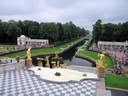 Grosse Kaskade im unteren Garten des Schlossparks vom Peterhof