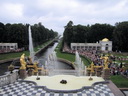 Grosse Kaskade im unteren Garten des Schlossparks vom Peterhof