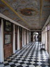 Schloss Monplaisir im unteren Garten des Schlossparks vom Peterhof 