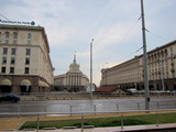 Largo (architektonisches Ensemble von drei Gebäuden des Sozialistischen Klassizismus), Sofia (Bulgarien)
