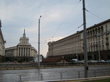 Largo (architektonisches Ensemble von drei Gebäuden des Sozialistischen Klassizismus), Sofia (Bulgarien)
